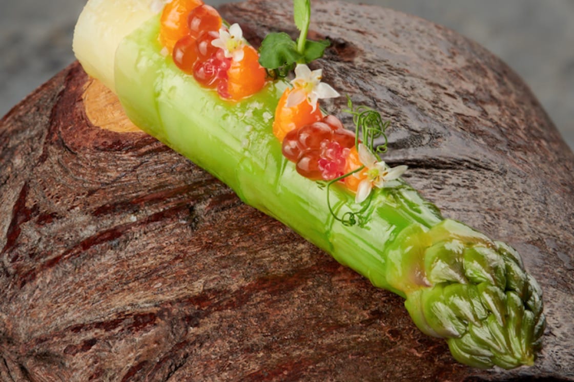 米芝莲星级餐厅的摆盘艺术